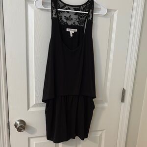 BCBGeneration Black Sleeveless Romper